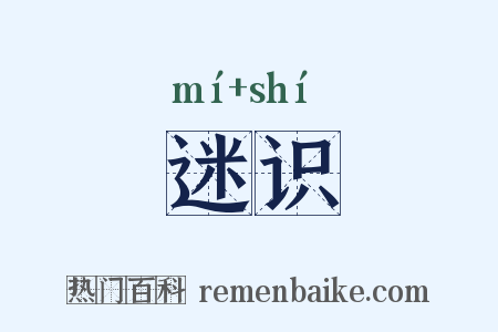迷识是什么意思的图片